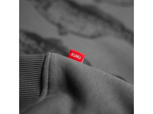 KUMU - MIKINA 3 KINGS HOODIE GREY