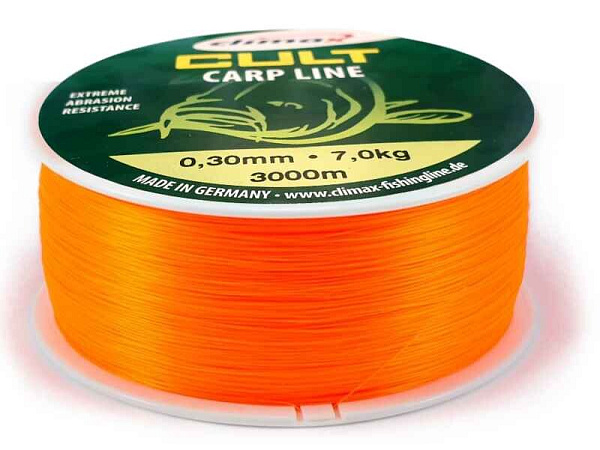Climax - Vlasec CULT Carp Line Fluo Orange 1000m