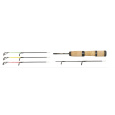 MISTRALL - Prut pro lov na dírkách Grizzly Ice Tips 41cm, medium, + 4 špičky