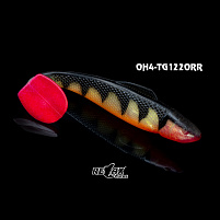 Relax - Gumová nástraha Ohio 4 Tiger - Barva TG122ORR - blister 4ks - 10,5cm