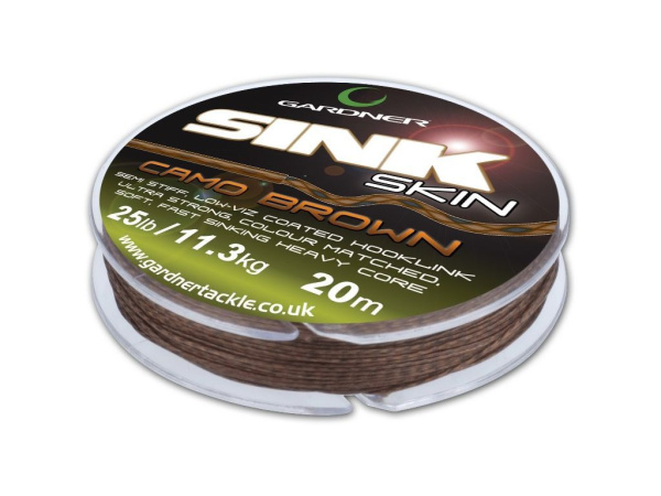 Gardner Splétaná šňůra Sink Skin - hnědá