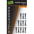 FOX - Obratlíky Edges Essentials Spinner Swivel, Vel. 11, 12ks
