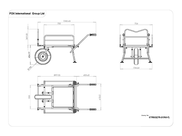 Fox vozík Voyager Barrow Plus