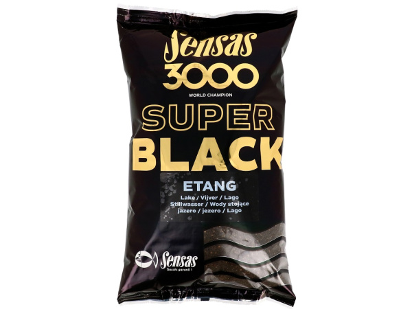 Sensas - Krmítková směs 3000 Super Black 1kg