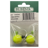Bubeník - Číhátko před špičku 22mm, 2ks barva žlutá