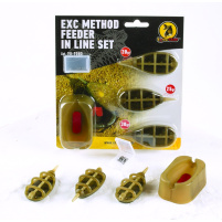 Extra Carp Method Feeder Set 20,30,40g + formička