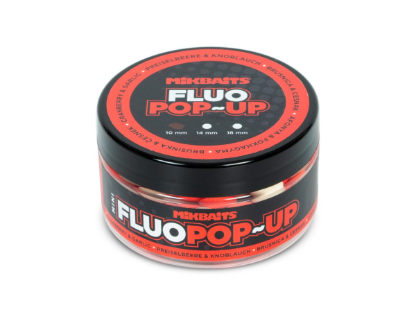 Mikbaits - Plovoucí Fluo mini boilie 100ml, 10mm