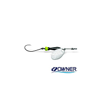 Jigovky.cz - Rotační třpytka Classic Barbless 00 - Silver (black/chartreuse body)