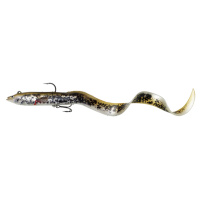 SAVAGE GEAR - Umělá nástraha 4D Real eel s háčkem a trojháčkem 20cm / 38g - Olive pearl
