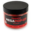 Mikbaits - Plovoucí Fluo boilie Mega 300ml, 25mm - Mango