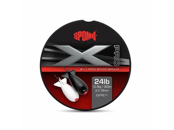 SPOMB - Splétaná Šňůra XD Pro Braid Grey, 300 m