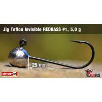 Red Bass - Jig koule Teflon invisible 1 - 5g