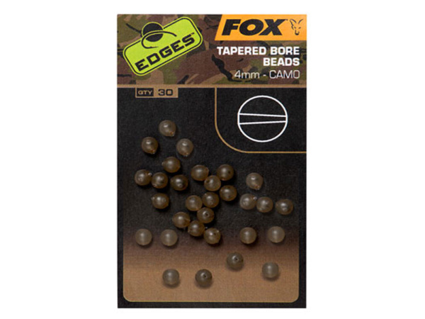 Camo Tapered Bore Beads 4mm x 30