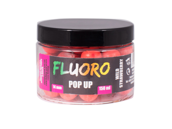 LK Baits Pop Up Fluoro Boilies 14mm 150ml