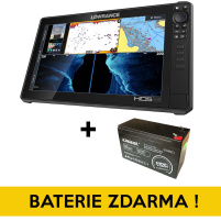 Lowrance - Echolot HDS-16 LIVE bez Sondy + Baterie ZDARMA !