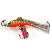 JAXON - Marmyška vertikál zeleno / červená 4,5g - 3,5cm