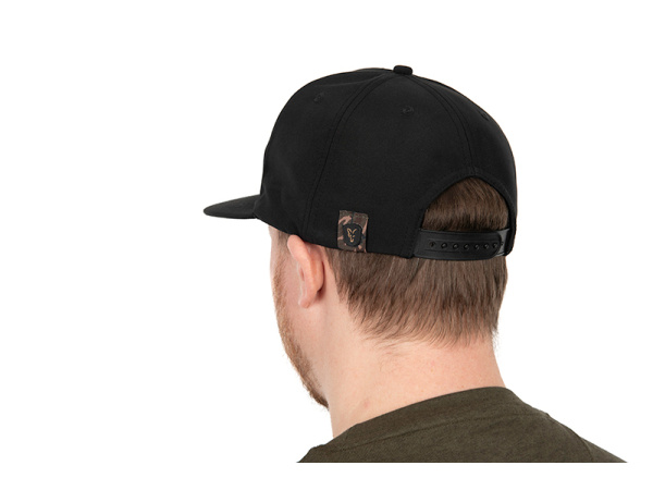 FOX - Kšiltovka Black/Camo Flat Peak Snapback Cap