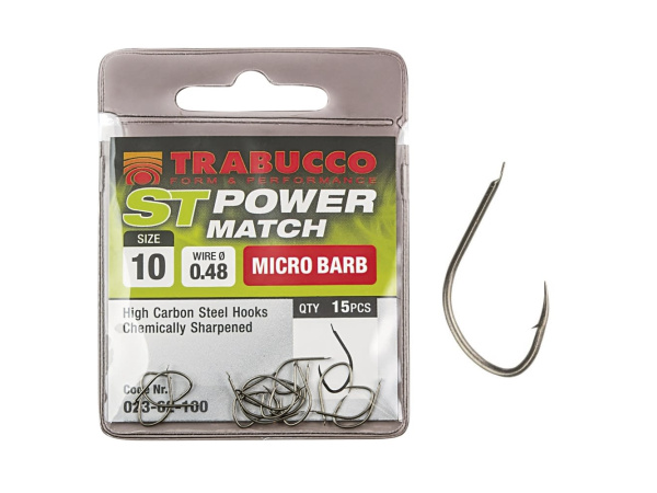 Háčky Trabucco ST Power Match 15ks|vel.10