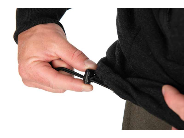 Fox Collection Sherpa Jacket Black & Orange