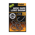 Fox háčky EDGES Wide Gape Long Shank