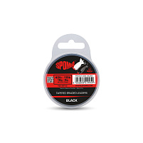 SPOMB Tapered Braided Leaders Red 3pcs 40lb-18lb
