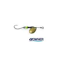 Jigovky.cz - Rotační třpytka Classic Barbless 000 - Gold (black/chartreuse body)