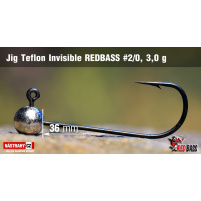 Red Bass - Jig koule Teflon invisible 2/0 - 3g