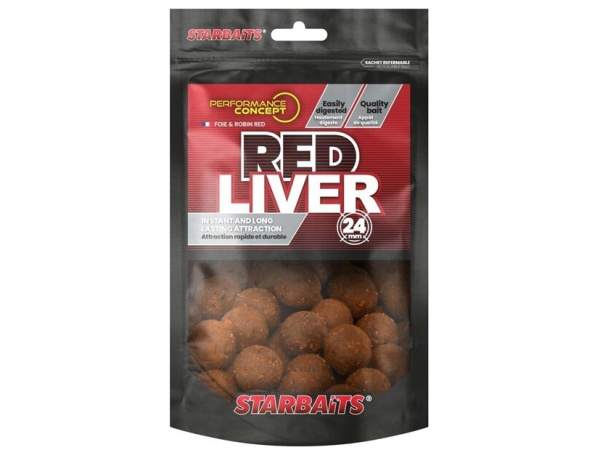 Starbaits - Boilies Red Liver, 200g