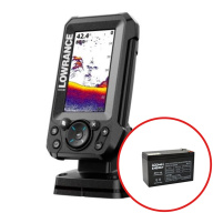 Lowrance - Sonar EAGLE 4X se sondou bullet + baterie 12V/7Ah