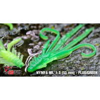 Red Bass - Nymfa S - 53mm / fluo-green /  bal.10ks