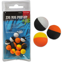 Giants fishing Pěnové plovoucí boilie Zig Rig Pop-Up Mix colour 14mm,10ks
