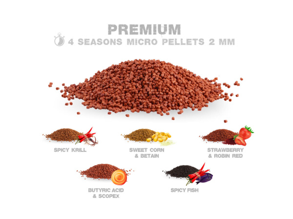 ZFISH - Mikro Pelety 700g 2mm 