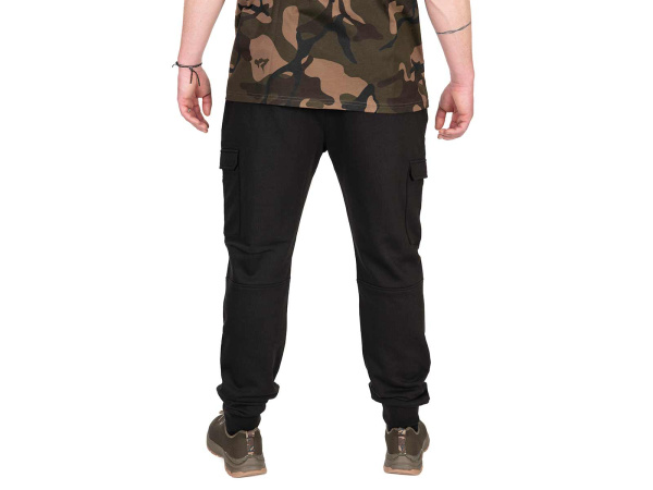 Fox tepláky LW Black/Camo Combat Joggers