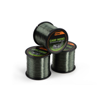 FOX - Vlasec Carp Mono Low Vis Green, 0,30mm / 5,44kg / 1000m