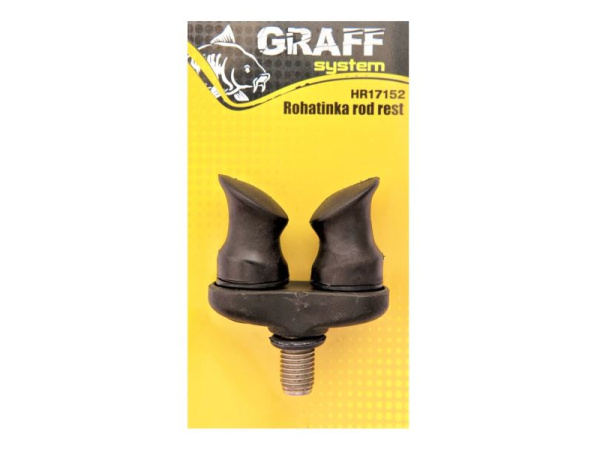 GRAFF - Rohatinka plastová Rod rest černá