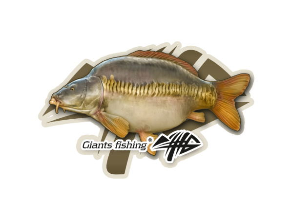 Giants fishing Mix nálepek Giants Fishing Kapr řádkáč ( 10ks )