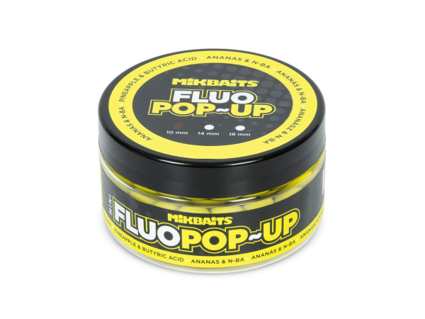 Mikbaits - Plovoucí Fluo mini boilie 100ml, 10mm