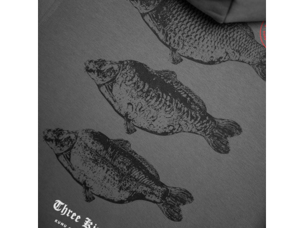 KUMU - MIKINA 3 KINGS HOODIE GREY