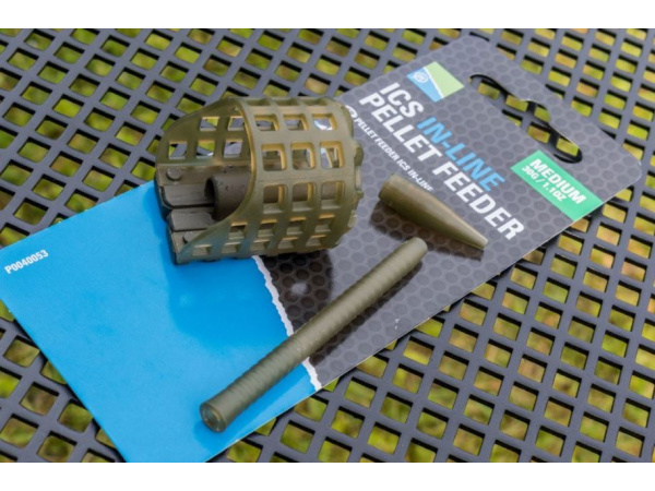 PRESTON INNOVATIONS - Krmítko ICS In-line pellet feeder MEDIUM