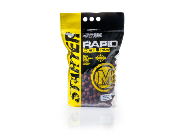 Mivardi Rapid Boilies Starter - Hot Spice (3500g | 20mm)