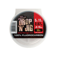 Fox Rage - Drop 'N' Jig Fluorocarbon - 0,27mm 5,15kg 50m - Výprodej!