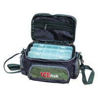 ICE fish - Taška na přívlač a moře s 3 plastovýmy boxy