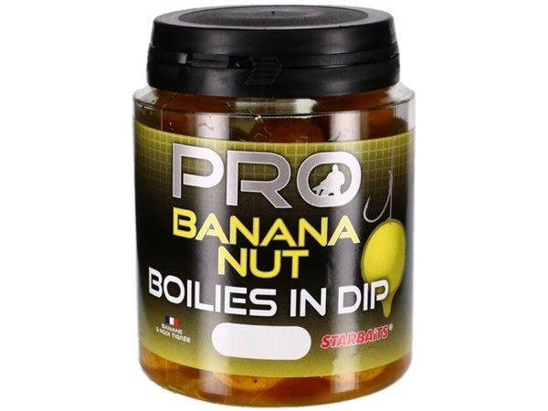 Starbaits - Boilies v dipu Pro Banana Nut, 150g