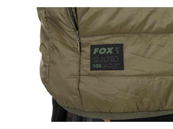 Fox bunda Quilted 100 Jacket - Olive