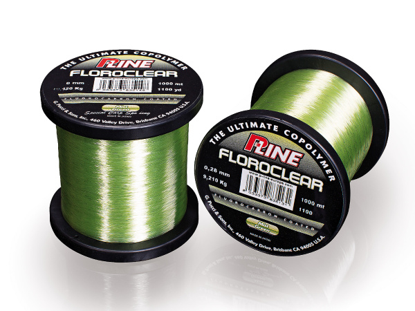 P-Line Vlasec Fluoroclear zelený 1000m