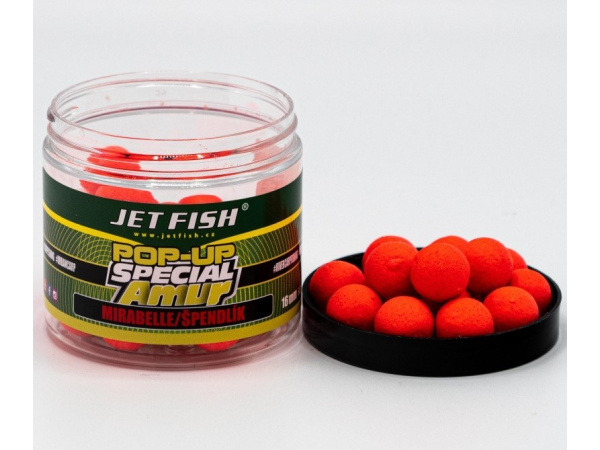JET FISH - POP UP Boilie special AMUR - Mirabelle / Špendlík