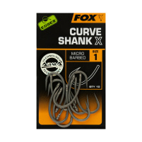 FOX - Háčky Arma point CURVE SHANK X, vel. 1, bal: 10ks