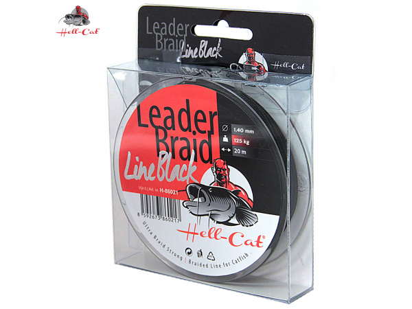 Hell-Cat Návazcová šňůra Leader Braid Line Black, 20m