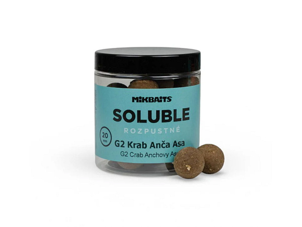 Mikbaits Rozpustné Boilie Soluble G2 Krab Ančovička Asa 250 ml