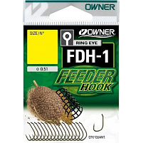 Owner - Háčky FDH-1.10 FEEDER HOOK s očkem, bal. 17ks, vel. 12
